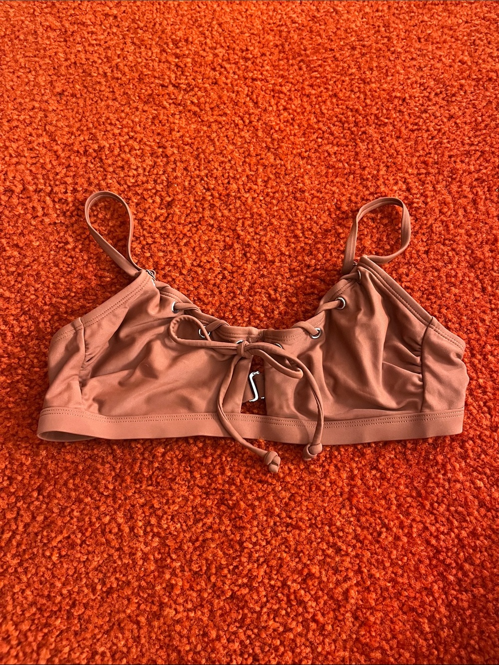 wild fable lace-up bralette bikini top